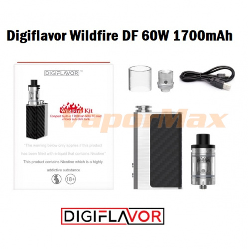Digiflavor Wildfire DF 60W 1700mAh TC Kit фото 5