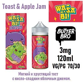 Жидкость Wasabi - Toast & Apple Jam (120ml)