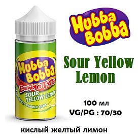 Жидкость Hubba Bobba - Sour Yellow Lemon 100 мл.