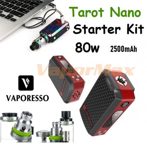 Vaporesso Tarot Nano 80W starter kit 2500mAh фото 6
