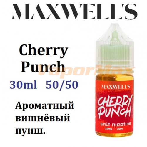 Жидкость Maxwells Freebase - Cherry Punch (30мл)