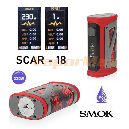 Smok Scar-18 230W mod фото 2