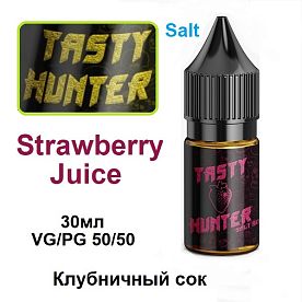 Жидкость Tasty Hunter Salt - Strawberry Juice (30мл)
