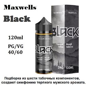 Жидкость Maxwells - Black (120 мл)