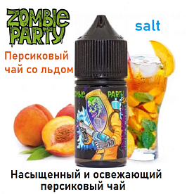 Жидкость Zombie Party Salt - Персиковый чай со льдом 30мл
