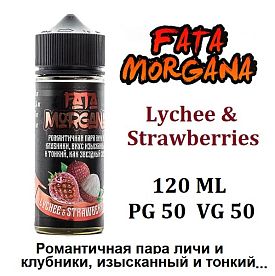 Жидкость Fata Morgana - Lychee & Strawberries 120мл
