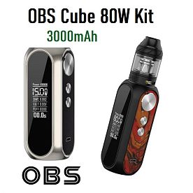 OBS Cube 80w Starter Kit 3000mAh