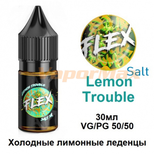 Жидкость Flex Salt - Lemon Trouble (30мл)