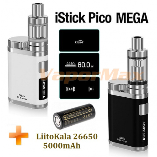 iStick Pico Mega TC Full Kit с аккумулятором (оригинал) фото 5