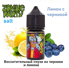 Жидкость Zombie Party Salt - Лимон с черникой 30мл