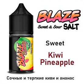 Жидкость Blaze Sweet&Sour salt - Sweet Kiwi Pineapple 30 мл