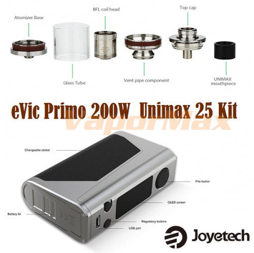 eVic Primo 200W Kit Unimax 25 (оригинал) фото 7