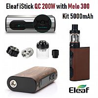Eleaf iStick QC 200W with Melo 300 Kit- 5000mAh
