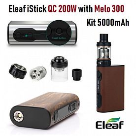 Eleaf iStick QC 200W with Melo 300 Kit- 5000mAh