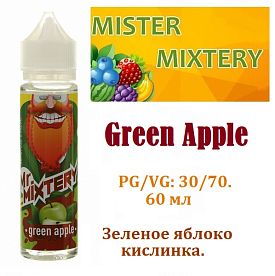 Жидкость Mister Mixtery - Green Apple (60мл)