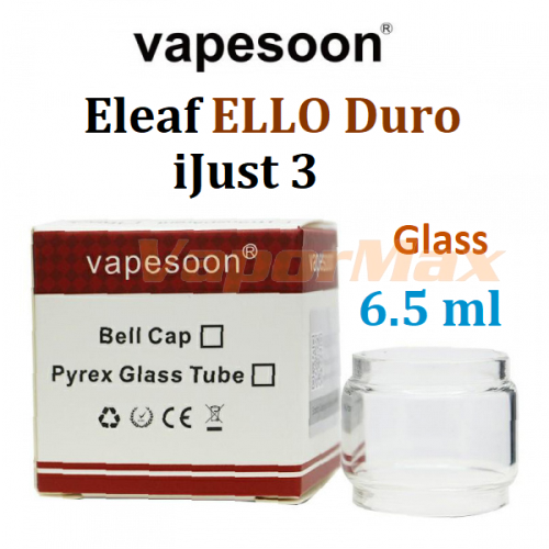 Eleaf Ello Duro glass (колба, Vapesson) купить в Москве, Vape, Вейп, Электронные сигареты, Жидкости