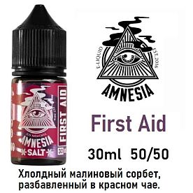 Жидкость Amnesia Salt - First Aid (30мл)
