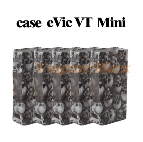 Чехол силиконовый eVic VT mini (skull) купить в Москве, Vape, Вейп, Электронные сигареты, Жидкости фото 2