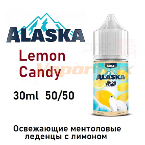 Жидкость Alaska Salt - Lemon Candy (30мл)