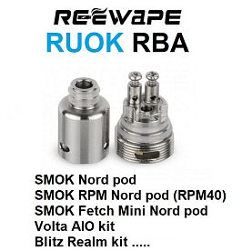 Reewape RUOK RBA (Pod) купить в Москве, Vape, Вейп, Электронные сигареты, Жидкости