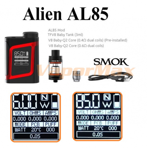 SMOK Alien Baby AL85 TC Starter Kit (оригинал) фото 3