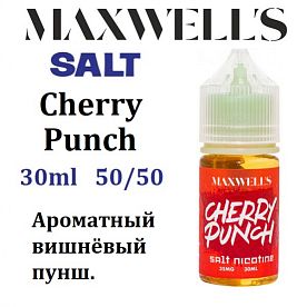 Жидкость Maxwells Salt - Cherry Punch (30мл)