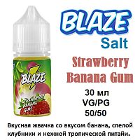 Жидкость Blaze Salt - Strawberry Banana Gum (30мл)