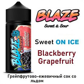 Жидкость Blaze Sweet&Sour - On Ice Sweet Blackberry Grapefruit 100мл