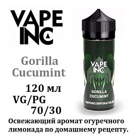 Жидкость Vape Inc - Gorilla Cucumint (120 мл)