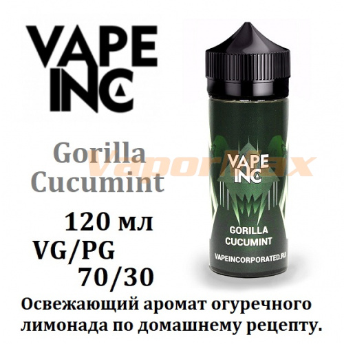 Жидкость Vape Inc - Gorilla Cucumint (120 мл)