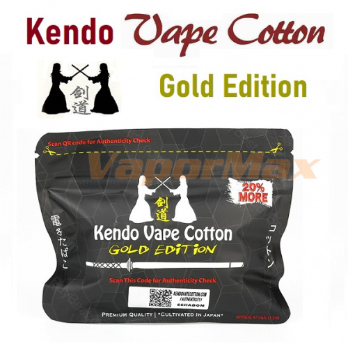 Kendo Vape Cotton Gold Edition купить в Москве, Vape, Вейп, Электронные сигареты, Жидкости фото 2