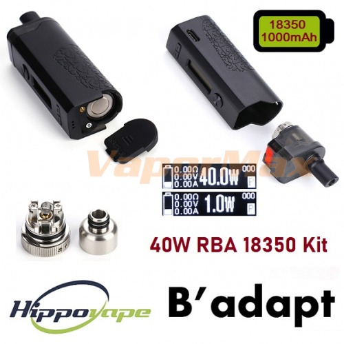 Hippovape B'Adapt 40W RBA Pod Kit фото 5