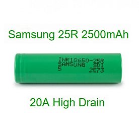 Аккумулятор Samsung 18650 INR-25R 2500mah (20А) купить в Москве, Vape, Вейп, Электронные сигареты, Жидкости