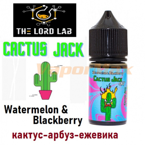 Жидкость Cactus Jack Salt - Watermelon & Blackberry 30мл