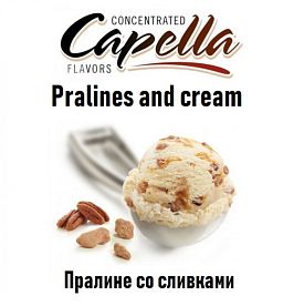 Ароматизатор Capella - Pralines and cream (Пралине и сливки) 10мл купить в Москве, Vape, Вейп, Электронные сигареты, Жидкости