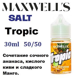 Жидкость Maxwells Freebase - Tropic (30мл)