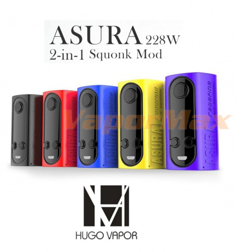 Hugo Vapor Asura 228W TC Squonk Mod фото 6